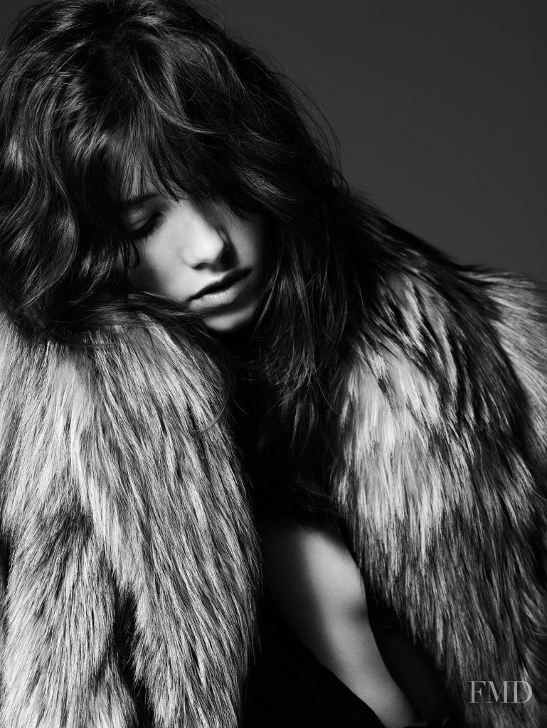 Grace Hartzel featured in  the Saint Laurent advertisement for Pre-Fall 2014