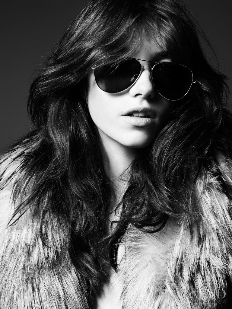 Grace Hartzel featured in  the Saint Laurent advertisement for Pre-Fall 2014