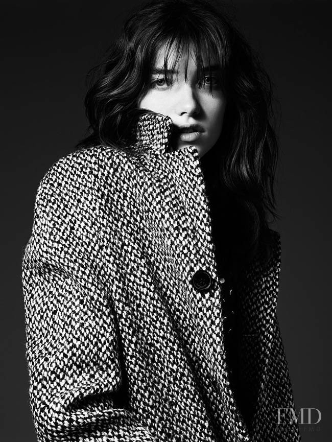 Grace Hartzel featured in  the Saint Laurent lookbook for Pre-Fall 2014