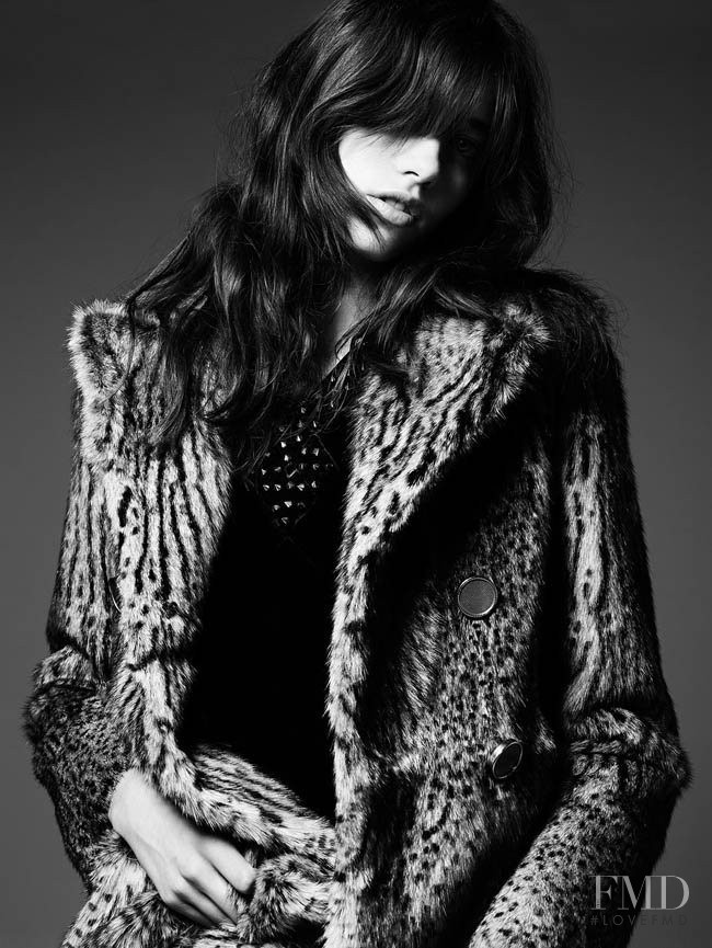 Grace Hartzel featured in  the Saint Laurent lookbook for Pre-Fall 2014