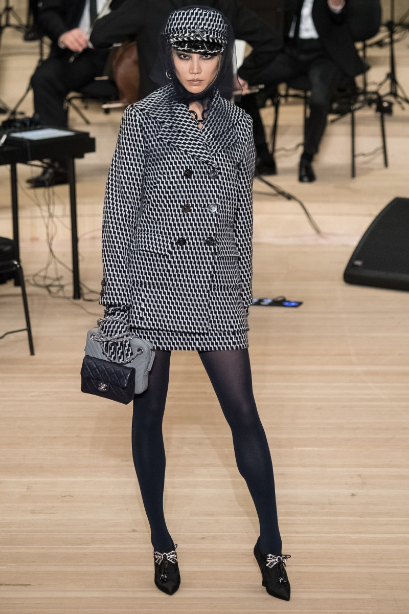 Soo Joo Park featured in  the Chanel fashion show for Pre-Fall 2018