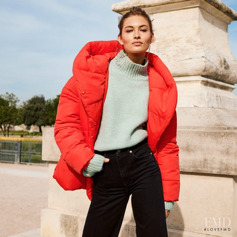 Grace Elizabeth featured in  the H&M lookbook for Winter 2017