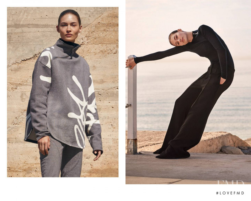 Grace Elizabeth featured in  the H&M Studio lookbook for Autumn/Winter 2017