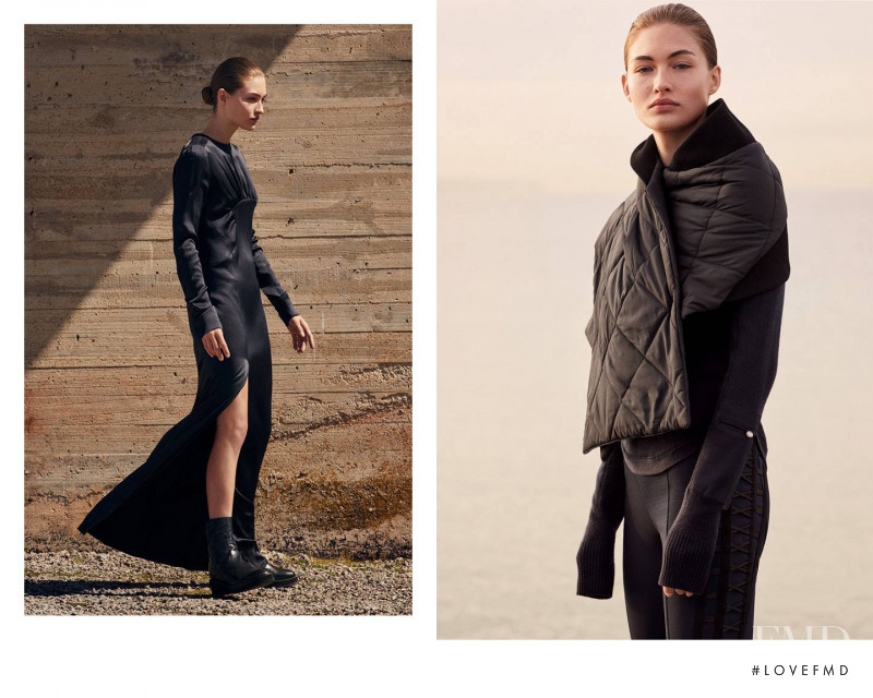 Grace Elizabeth featured in  the H&M Studio lookbook for Autumn/Winter 2017