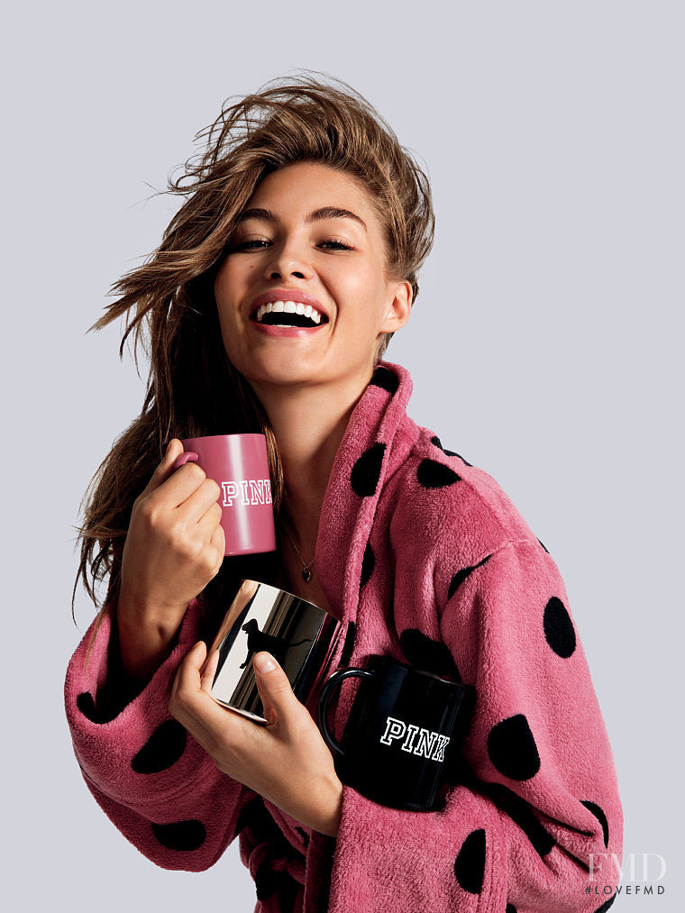 Grace Elizabeth featured in  the Victoria\'s Secret PINK catalogue for Spring/Summer 2017