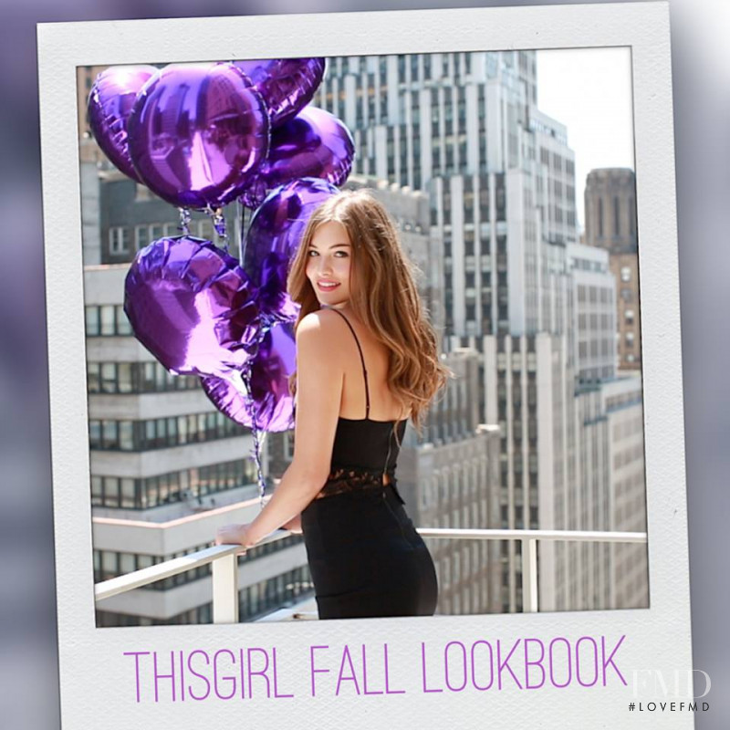 Grace Elizabeth featured in  the ThisGirl lookbook for Autumn/Winter 2016