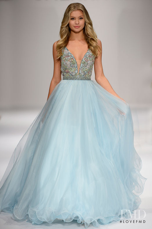 Josie Canseco featured in  the Sherri Hill fashion show for Spring/Summer 2017