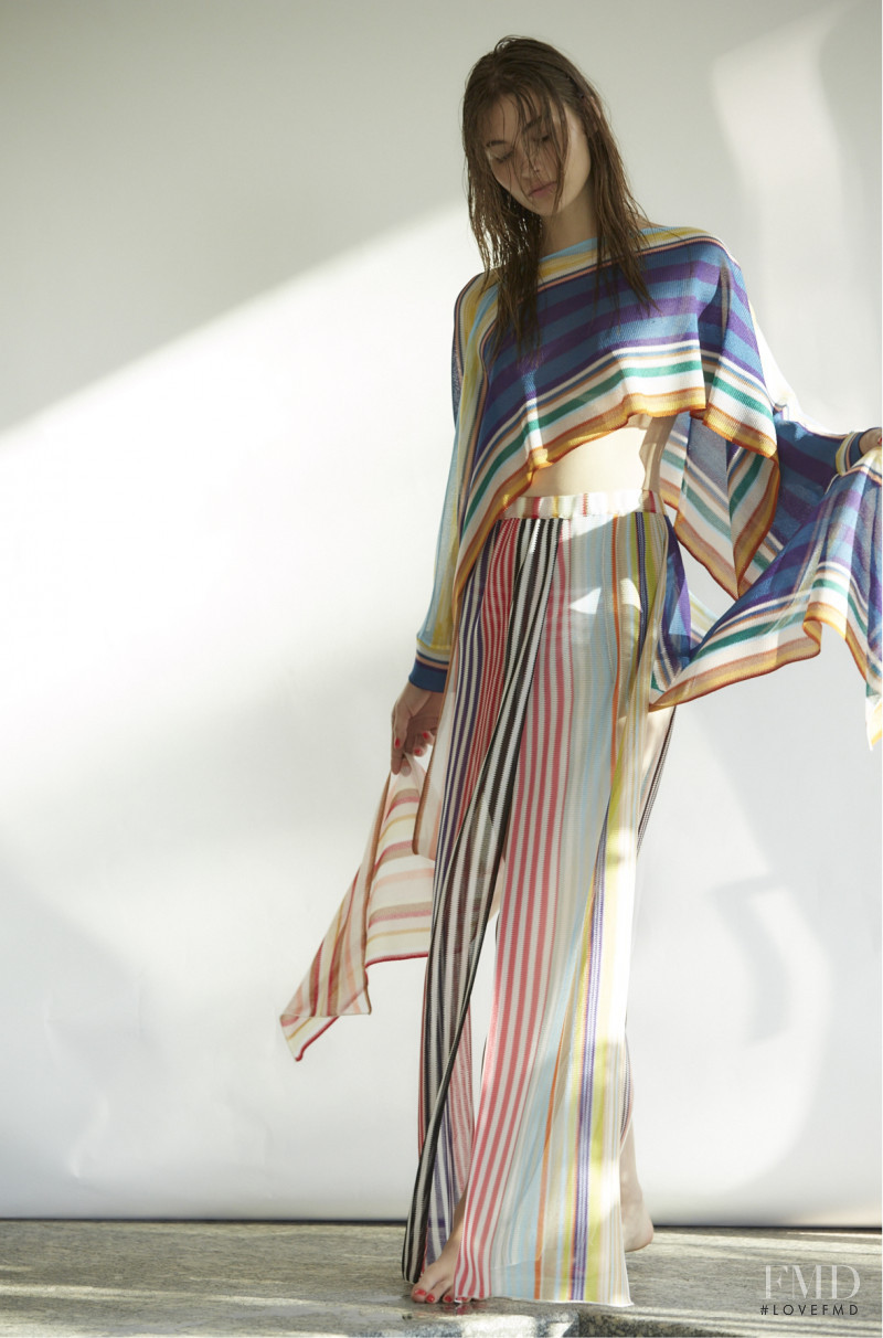 Grace Elizabeth featured in  the Missoni Beachwear lookbook for Spring/Summer 2017