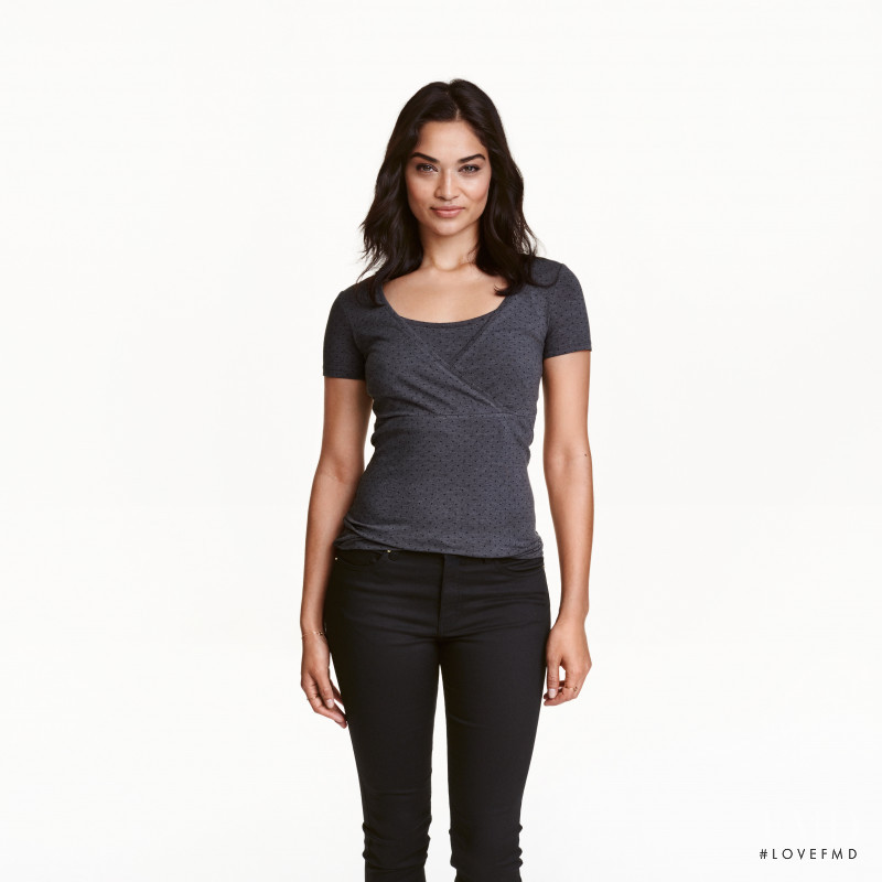 Shanina Shaik featured in  the H&M catalogue for Winter 2016