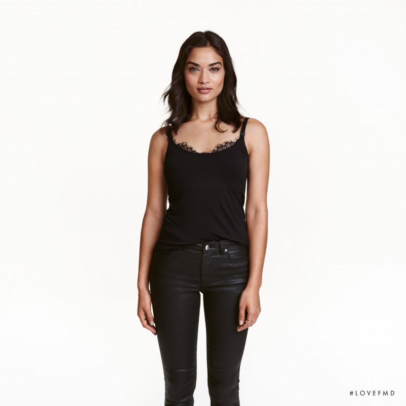 Shanina Shaik featured in  the H&M catalogue for Winter 2016