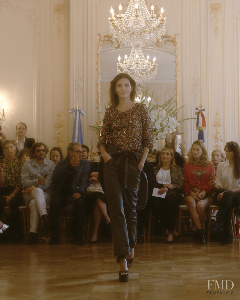 Valery Kaufman featured in  the Vanessa Seward fashion show for Spring/Summer 2018