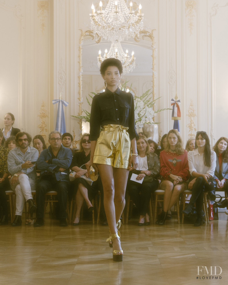 Lineisy Montero featured in  the Vanessa Seward fashion show for Spring/Summer 2018