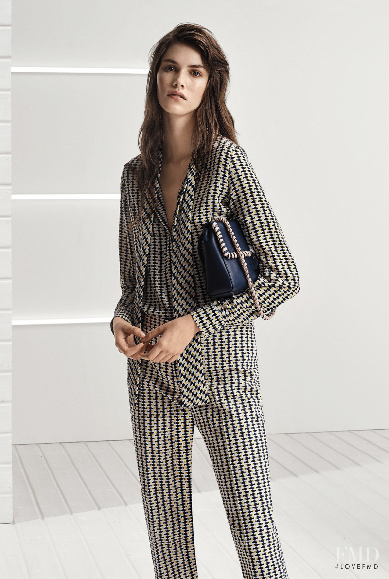 Vanessa Moody featured in  the Boss by Hugo Boss lookbook for Spring/Summer 2018