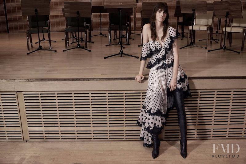 Vanessa Moody featured in  the Zimmermann advertisement for Autumn/Winter 2017