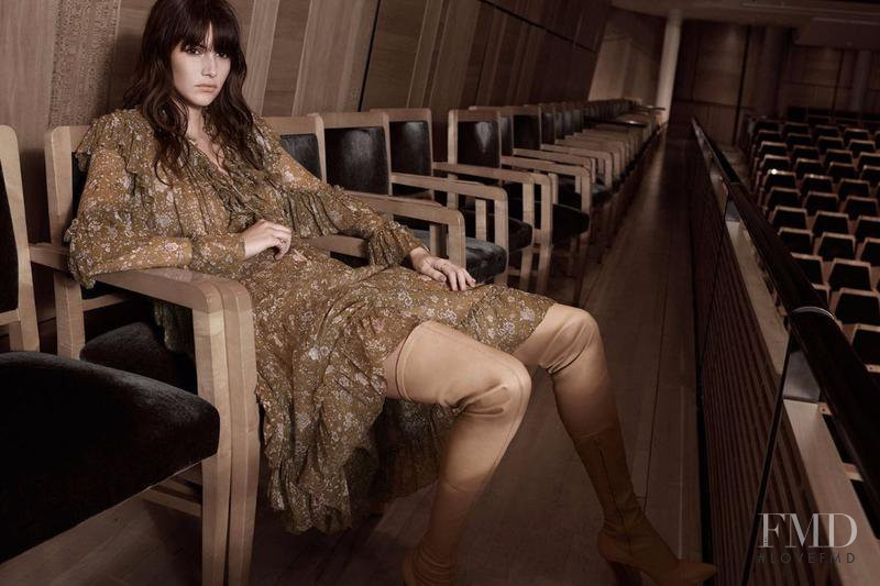 Vanessa Moody featured in  the Zimmermann advertisement for Autumn/Winter 2017