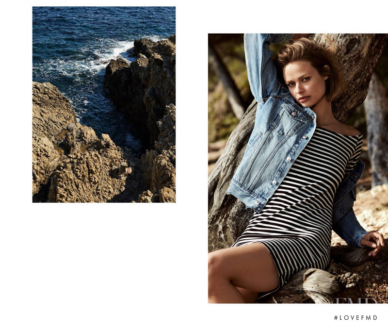 Birgit Kos featured in  the H&M Natural Ease  lookbook for Summer 2017