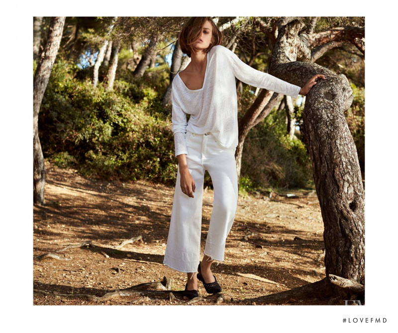 Birgit Kos featured in  the H&M Natural Ease  lookbook for Summer 2017