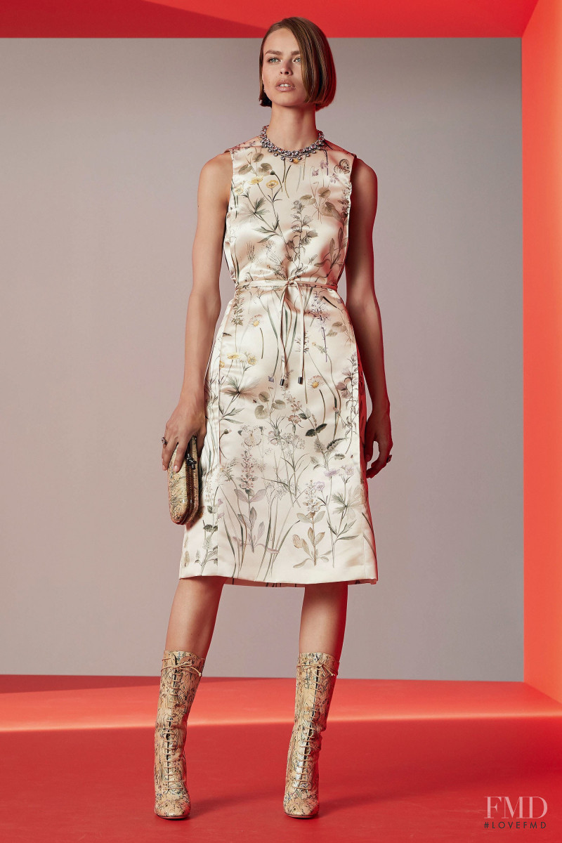 Birgit Kos featured in  the Bottega Veneta lookbook for Resort 2018