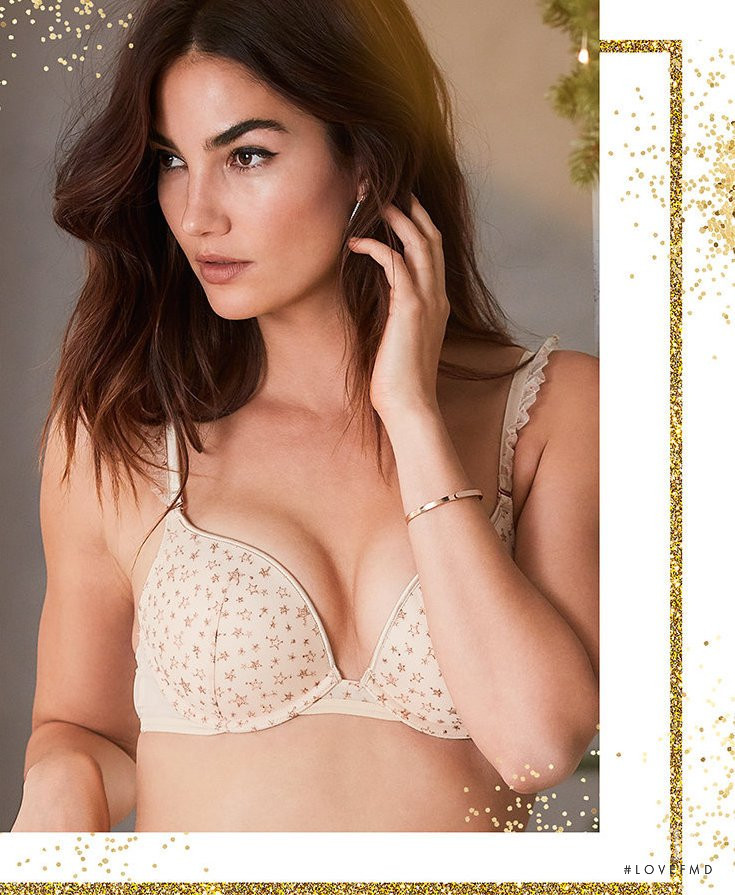 Lily Aldridge featured in  the Victoria\'s Secret Lingerie catalogue for Autumn/Winter 2017