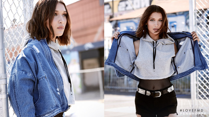 Bella Hadid featured in  the Penshoppe Generation Now advertisement for Fall 2017