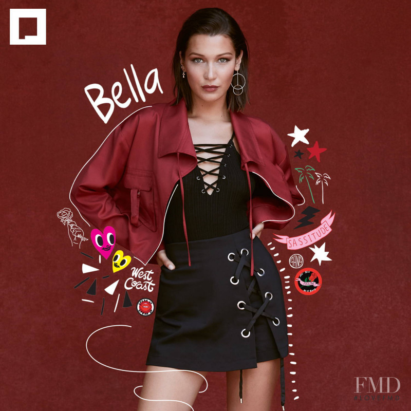 Bella Hadid featured in  the Penshoppe advertisement for Holiday 2017