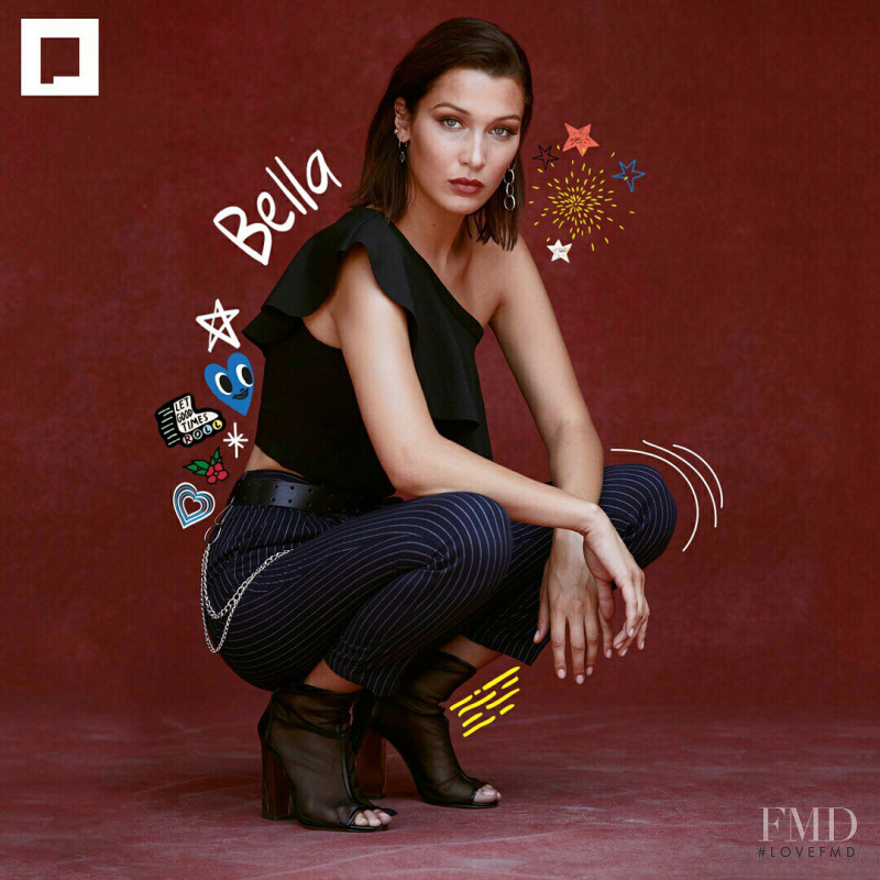 Bella Hadid featured in  the Penshoppe advertisement for Holiday 2017