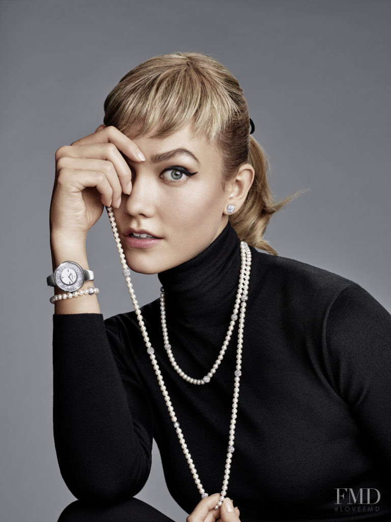 Karlie Kloss featured in  the Swarovski advertisement for Autumn/Winter 2017