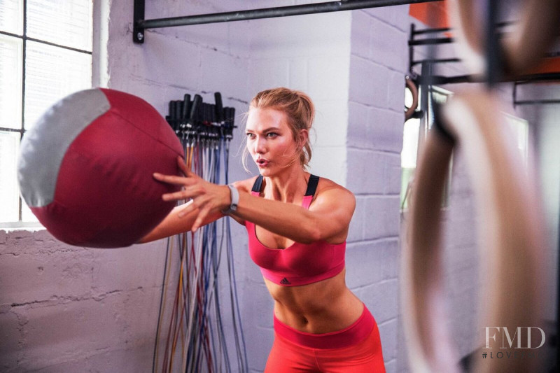 Karlie Kloss featured in  the Adidas Originals Women\'s Training  lookbook for Spring/Summer 2017