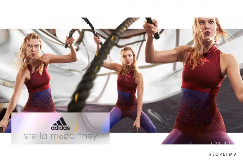 Karlie Kloss featured in  the Adidas by Stella McCartney advertisement for Spring/Summer 2017