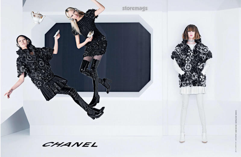 Ashleigh Good featured in  the Chanel advertisement for Autumn/Winter 2013