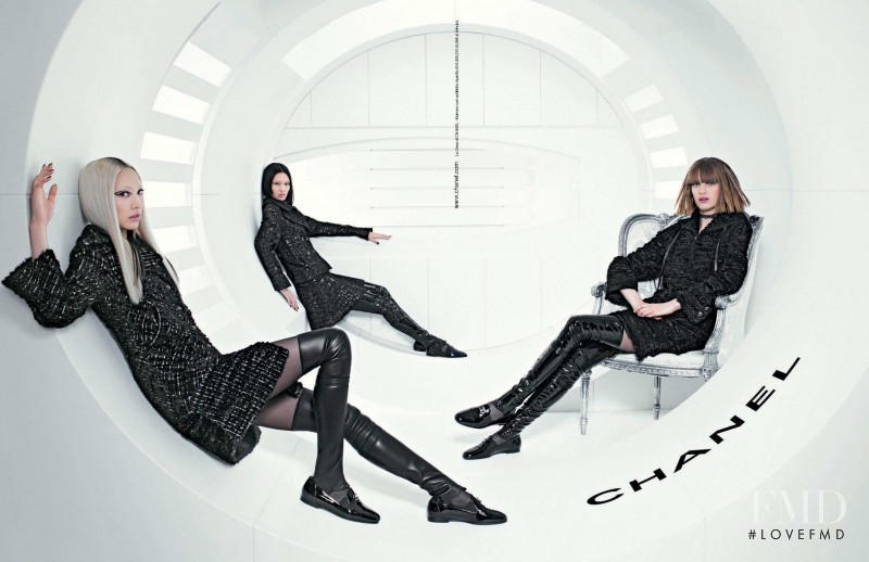 Ashleigh Good featured in  the Chanel advertisement for Autumn/Winter 2013