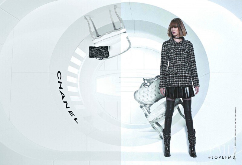 Ashleigh Good featured in  the Chanel advertisement for Autumn/Winter 2013