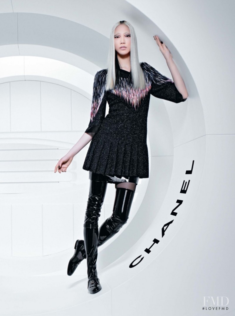 Soo Joo Park featured in  the Chanel advertisement for Autumn/Winter 2013