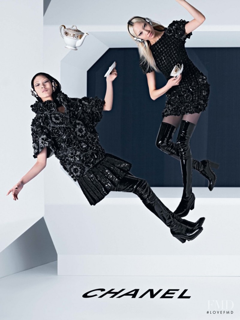 Chiharu Okunugi featured in  the Chanel advertisement for Autumn/Winter 2013