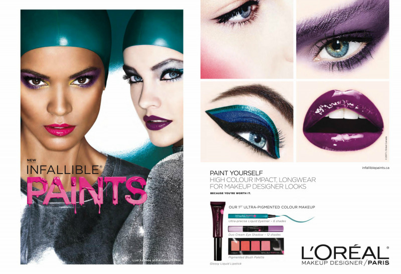 Barbara Palvin featured in  the L\'Oreal Paris Infallible Eyeliner  advertisement for Spring/Summer 2017