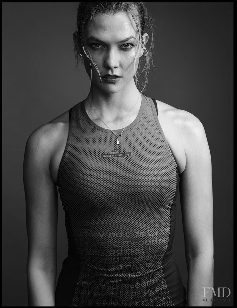 Karlie Kloss featured in  the Adidas by Stella McCartney advertisement for Summer 2017