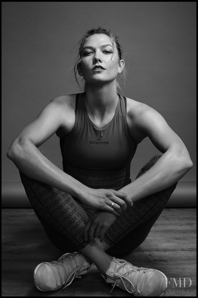 Karlie Kloss featured in  the Adidas by Stella McCartney advertisement for Summer 2017