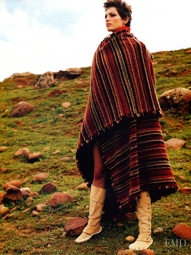 Chandra North featured in  the Missoni advertisement for Autumn/Winter 1996