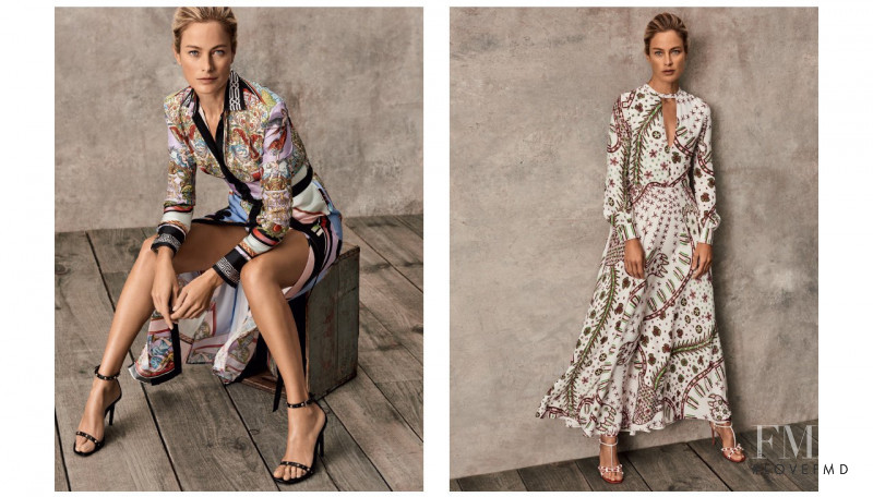 Carolyn Murphy featured in  the Holt Renfrew catalogue for Autumn/Winter 2017