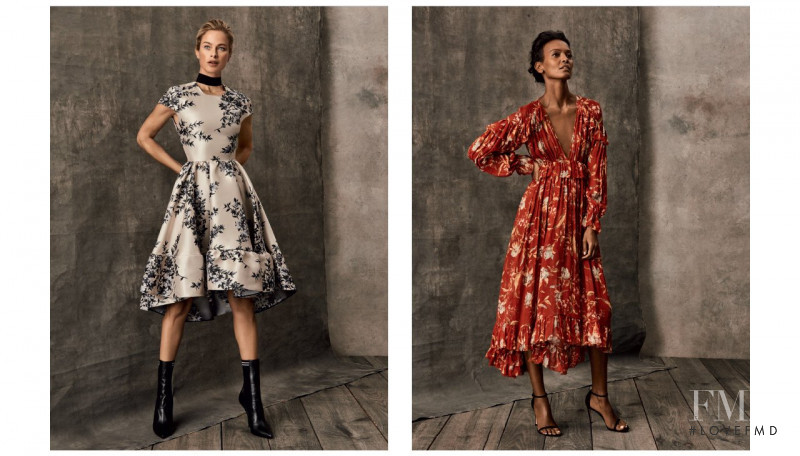 Carolyn Murphy featured in  the Holt Renfrew catalogue for Autumn/Winter 2017