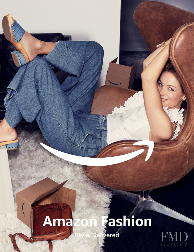 Carolyn Murphy featured in  the Amazon Fashion advertisement for Spring 2017