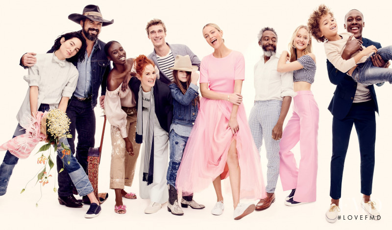 Carolyn Murphy featured in  the J.Crew advertisement for Spring/Summer 2017