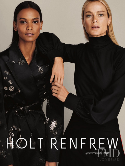 Carolyn Murphy featured in  the Holt Renfrew catalogue for Spring/Summer 2017