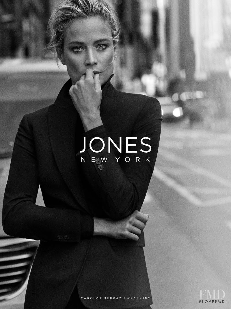 Carolyn Murphy featured in  the Jones New York advertisement for Autumn/Winter 2017