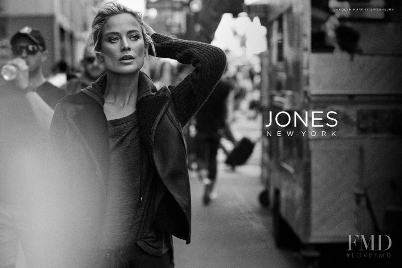 Carolyn Murphy featured in  the Jones New York advertisement for Autumn/Winter 2017