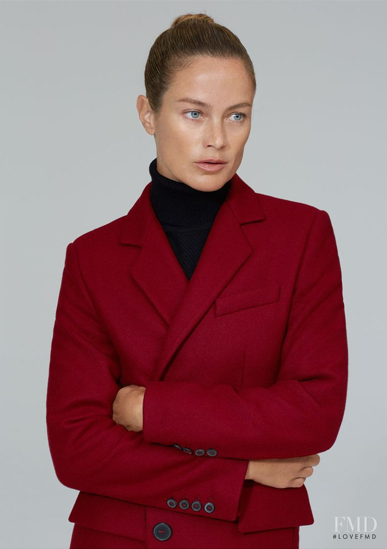 Carolyn Murphy featured in  the Zara Timeless catalogue for Autumn/Winter 2017