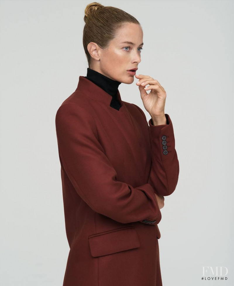 Carolyn Murphy featured in  the Zara Timeless catalogue for Autumn/Winter 2017