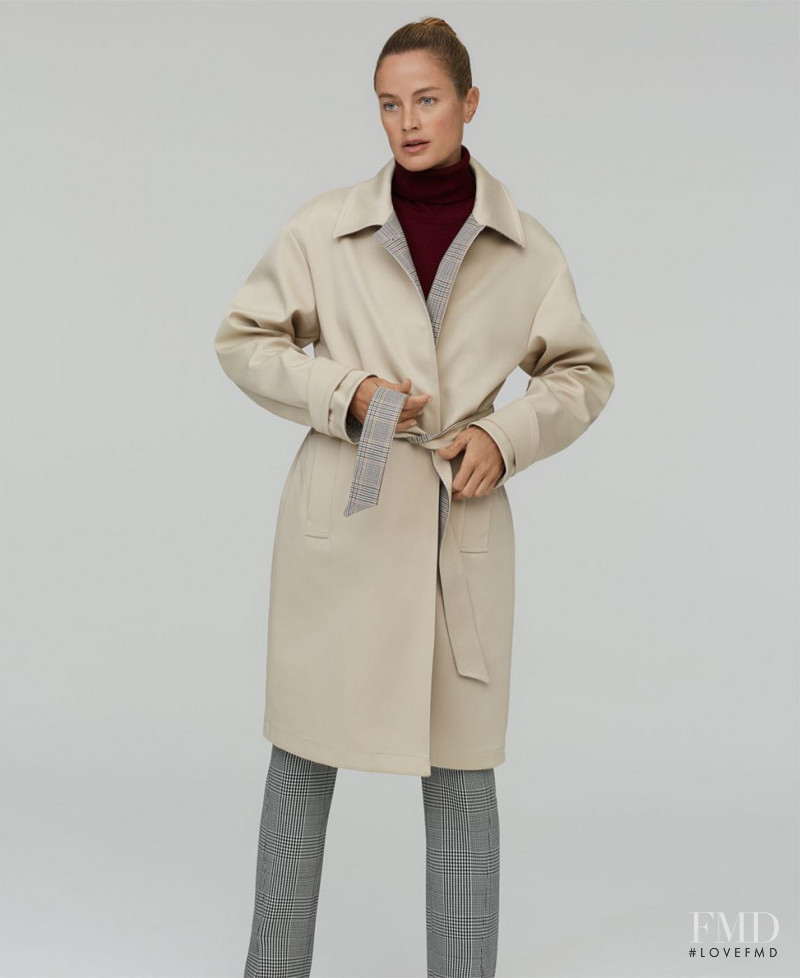 Carolyn Murphy featured in  the Zara Timeless catalogue for Autumn/Winter 2017