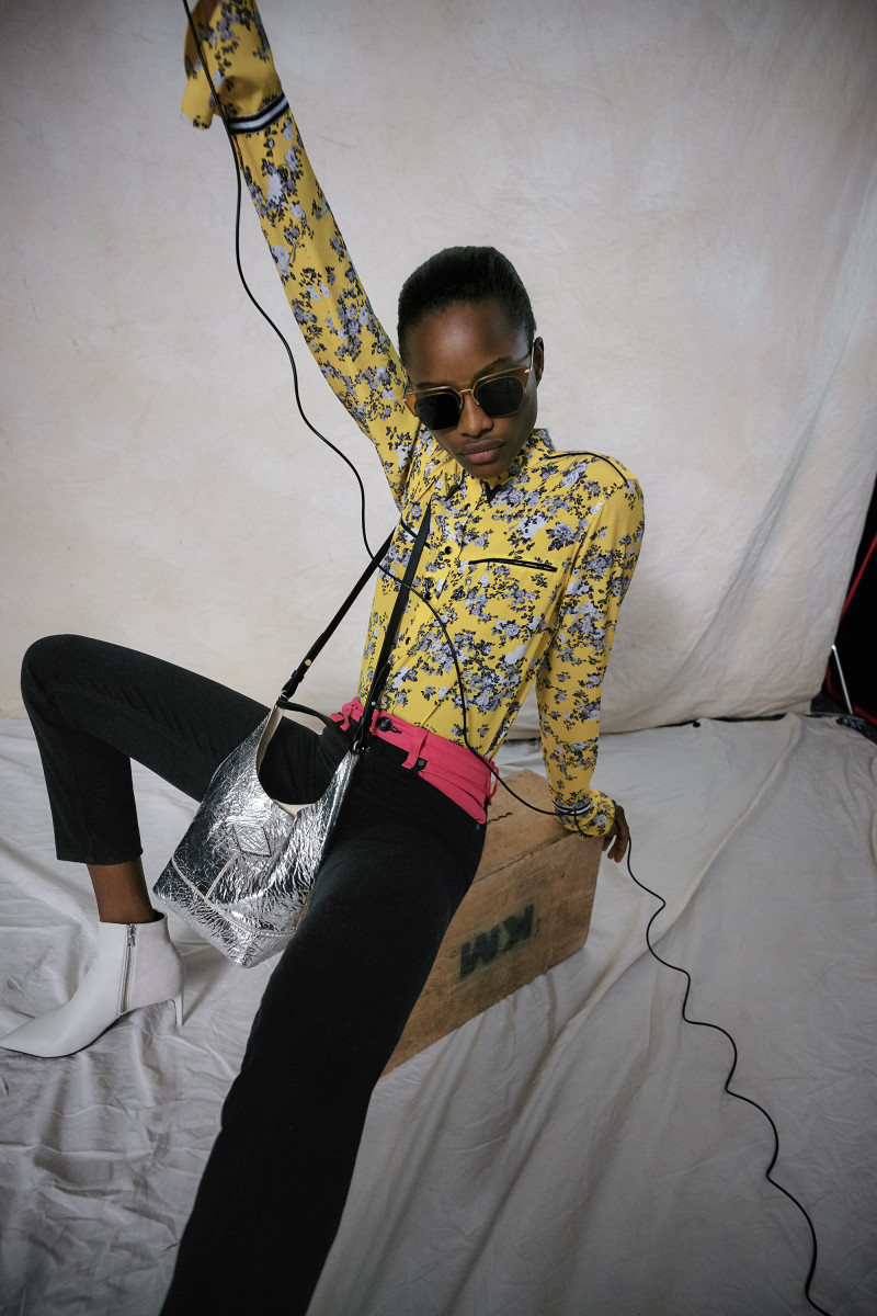 Mayowa Nicholas featured in  the rag & bone advertisement for Spring/Summer 2018