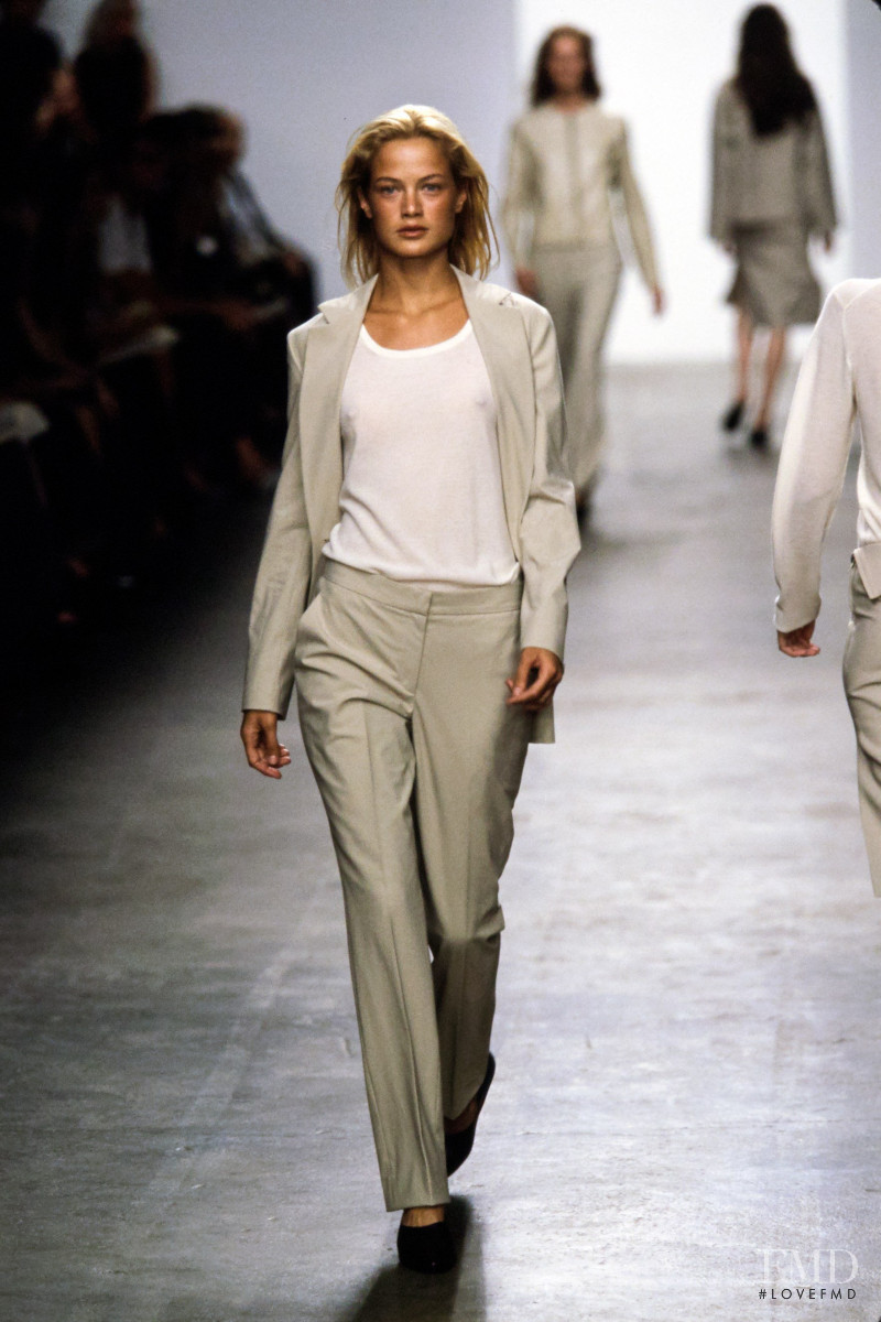 Carolyn Murphy featured in  the Calvin Klein 205W39NYC fashion show for Spring/Summer 1999